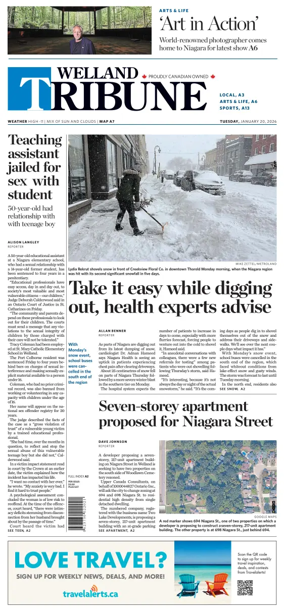 Cover of The Welland Tribune