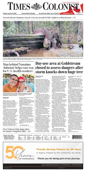 Cover of Times Colonist