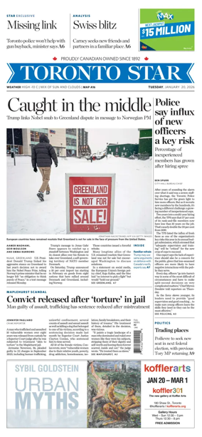 Cover of Toronto Star