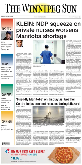 Cover of Winnipeg Sun