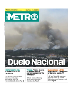 Cover of Publimetro Chile