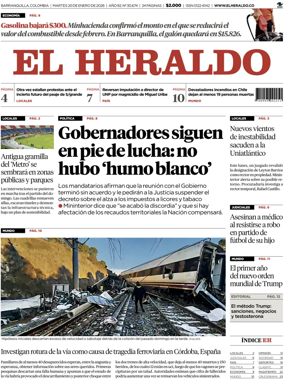 Cover of El Heraldo (Colombia)