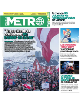 Cover of Publimetro Colombia