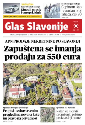 Cover of Glas Slavonije