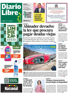 Cover of Diario Libre (Republica Dominicana)