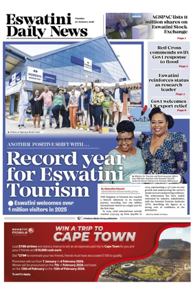 Cover of Eswatini Daily News