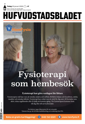 Cover of Hufvudstadsbladet