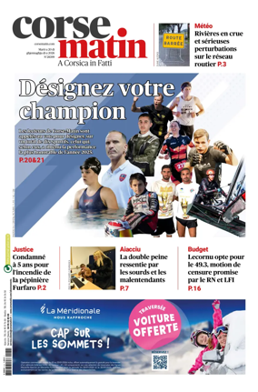 Cover of Corse Matin
