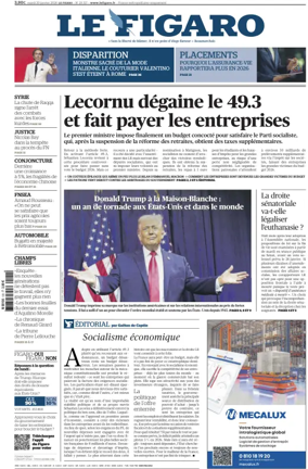Cover of Le Figaro