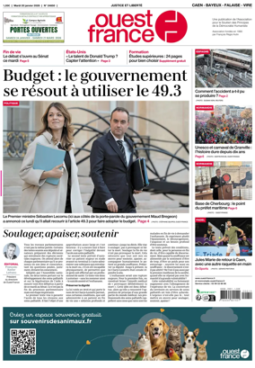 Cover of Ouest France (Caen - Bayeux - Falaise - Vire)