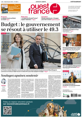 Cover of Ouest France (Chateaubriant)
