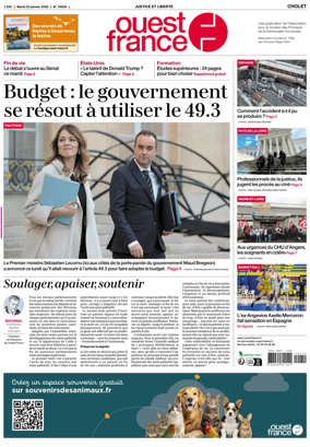 Cover of Ouest France (Cholet)
