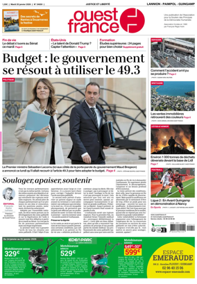 Cover of Ouest-France (Lannion / Paimpol / Guingamp)