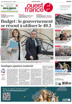 Cover of Ouest France (Manche)