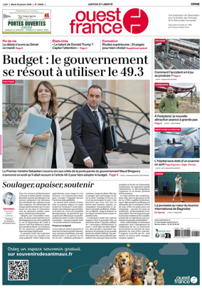 Cover of Ouest France (Orne)