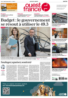Cover of Ouest France (Sarthe)