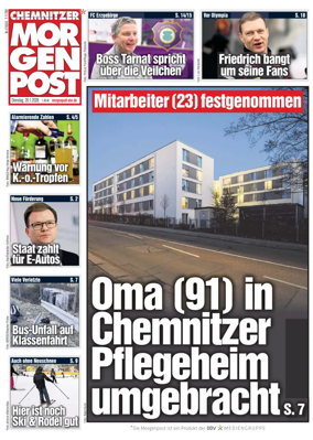 Cover of Chemnitzer Morgenpost