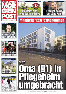 Cover of Dresdner Morgenpost
