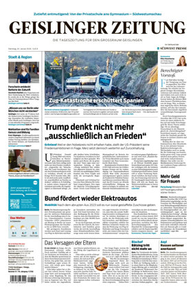 Cover of Geislinger Zeitung