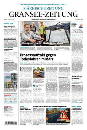 Cover of Gransee-Zeitung