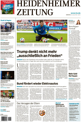 Cover of Heidenheimer Zeitung