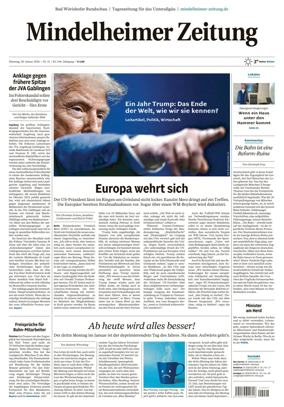 Cover of Mindelheimer Zeitung