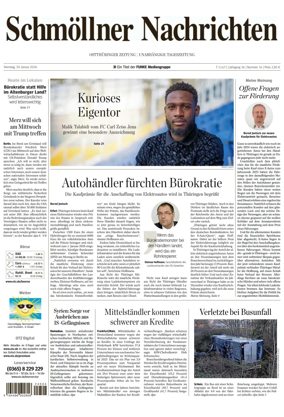 Cover of Ostthuringer Zeitung (Schmolln)