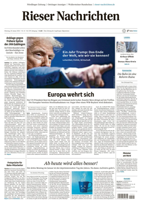 Cover of Rieser Nachrichten