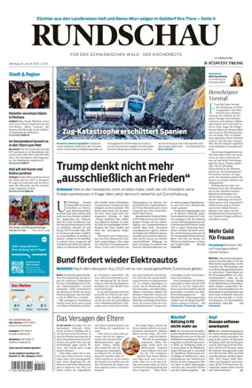 Cover of Rundschau fur den Schwabischen Wald – Der Kocherbote