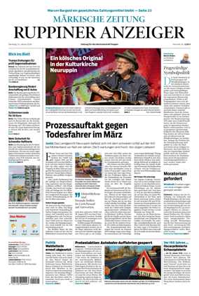 Cover of Ruppiner Anzeiger