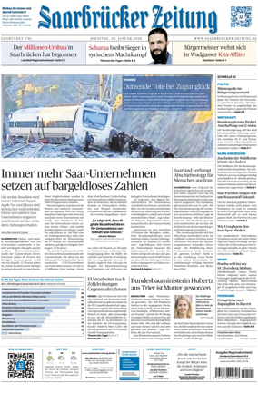 Cover of Saarbruecker Zeitung