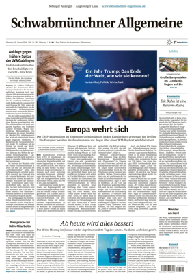 Cover of Schwabmunchner Allgemeine