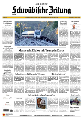 Cover of Schwabische Zeitung (Alb-Donau)