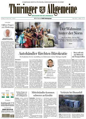 Cover of Thuringer Allgemeine (Bad Langensalza)