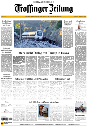 Cover of Trossinger Zeitung