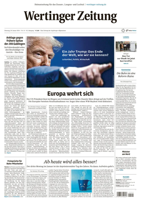 Cover of Wertinger Zeitung