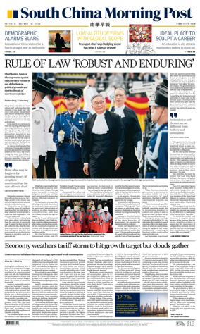 Cover of South China Morning Post