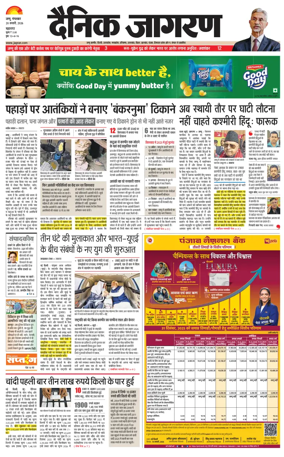 Cover of Dainik Jagran - Jammu