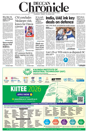 Cover of Deccan Chronicle