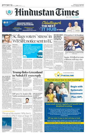 Cover of Hindustan Times Uttarakhand
