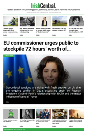 Cover of Irish Central