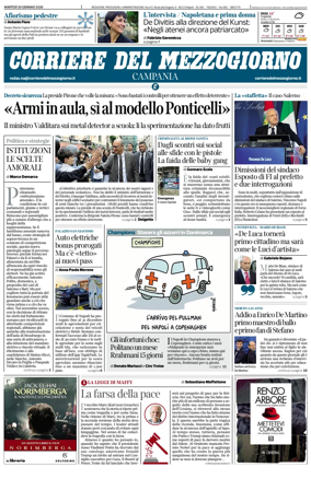 Cover of Corriere del Mezzogiorno (Campania)
