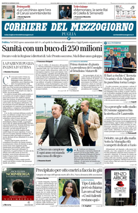 Cover of Corriere del Mezzogiorno (Puglia)