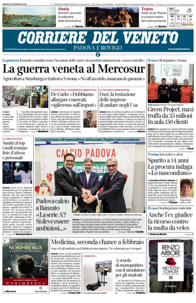 Cover of Corriere del Veneto (Padova e Rovigo)