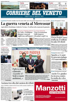 Cover of Corriere del Veneto (Treviso e Belluno)