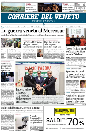 Cover of Corriere del Veneto (Venezia e Mestre)