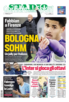 Cover of Corriere dello Sport Stadio (Bologna)
