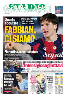 Cover of Corriere dello Sport Stadio (Firenze)