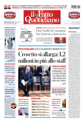Cover of Il Fatto Quotidiano