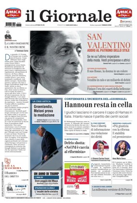 Cover of Il Giornale (Italy)
